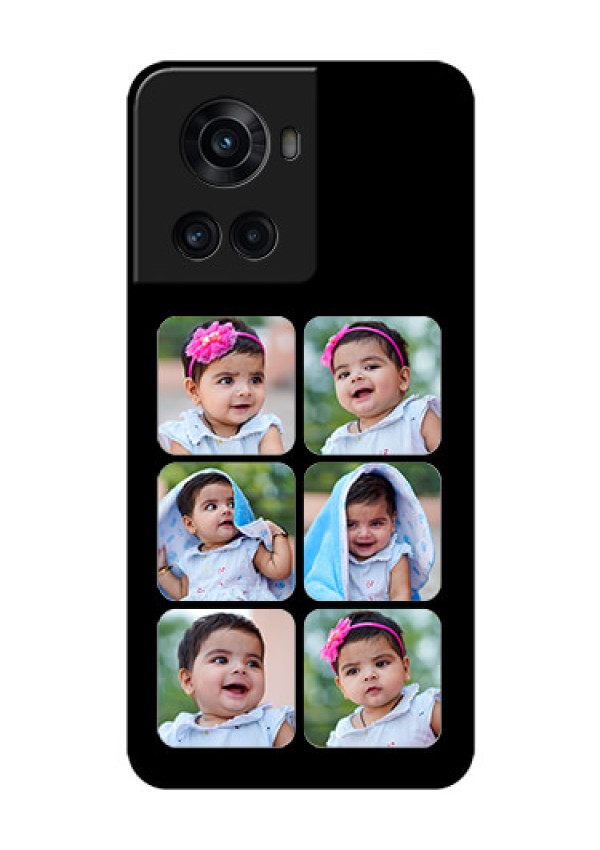 OnePlus 10R 5G Photo Printing on Glass Case - Multiple Pictures Design