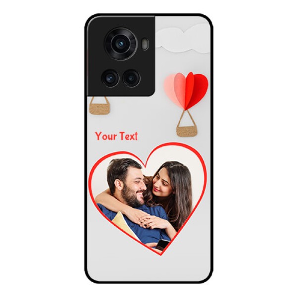 OnePlus 10R 5G Custom Glass Mobile Case - Parachute Love Design OnePlus 10R 5G Custom Glass Mobile Case - Parachute Love Design