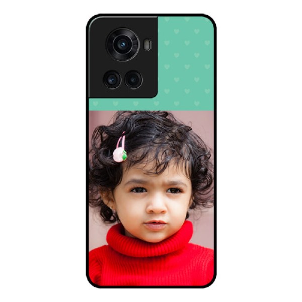 OnePlus 10R 5G Custom Glass Phone Case - Lovers Picture Design