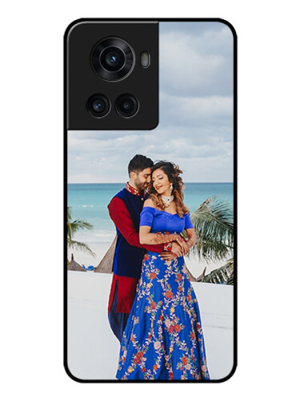 Custom OnePlus 10R 5G Photo Printing on Glass Case - Upload Full Picture Design