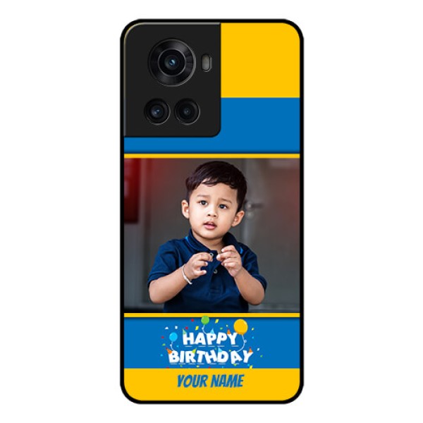OnePlus 10R 5G Custom Glass Mobile Case - Birthday Wishes Design OnePlus 10R 5G Custom Glass Mobile Case - Birthday Wishes Design