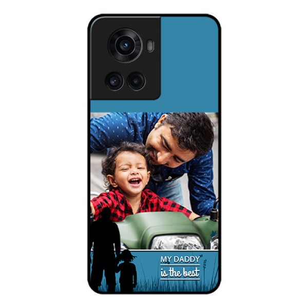 OnePlus 10R 5G Custom Glass Mobile Case - Best dad design