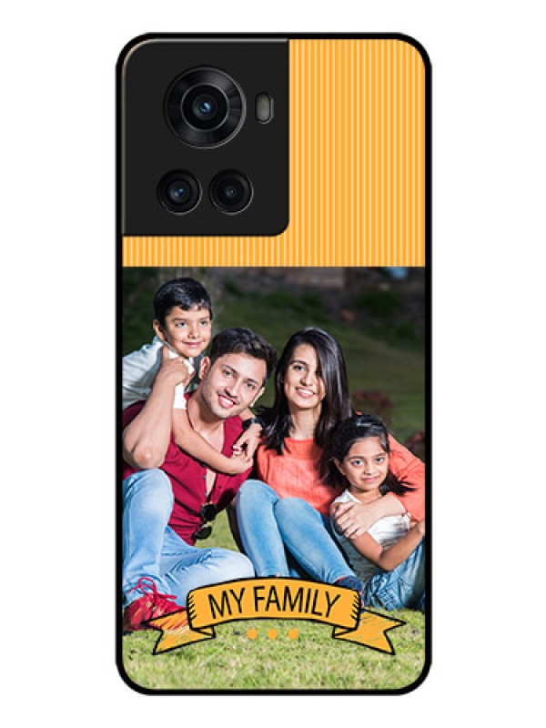 Custom OnePlus 10R 5G Custom Glass Phone Case - My Family Design