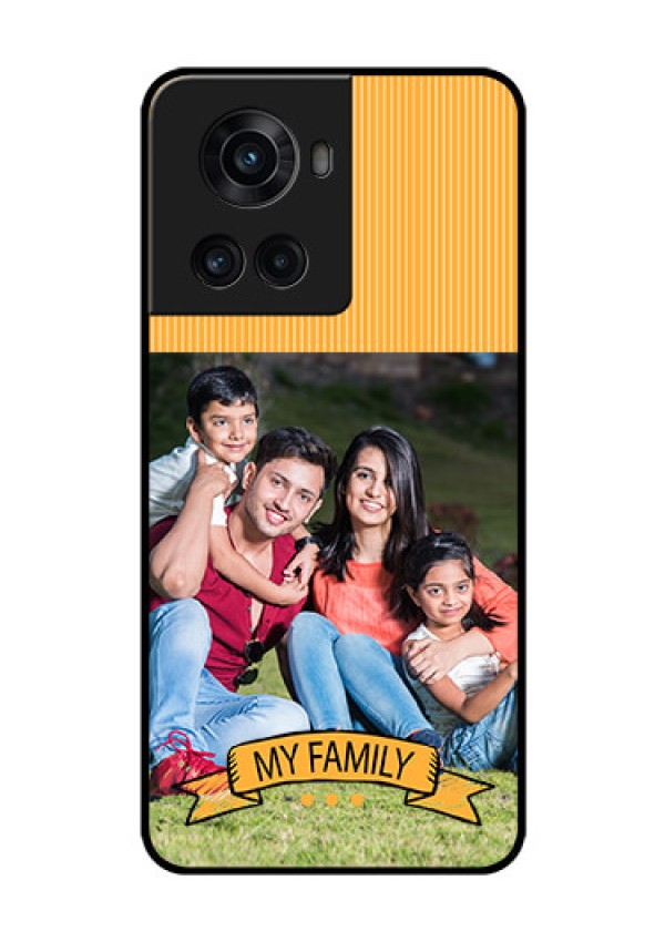 OnePlus 10R 5G Custom Glass Phone Case - My Family Design
