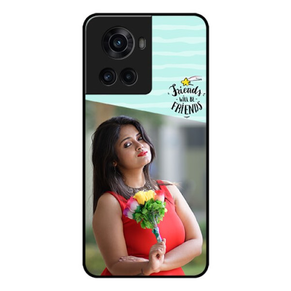 OnePlus 10R 5G Custom Glass Phone Case - Friends Picture Icon Design OnePlus 10R 5G Custom Glass Phone Case - Friends Picture Icon Design