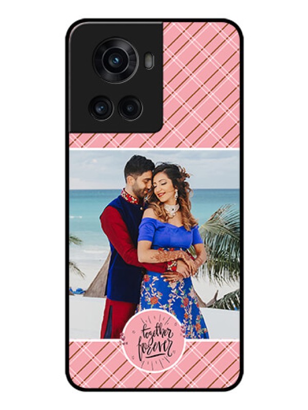 Custom OnePlus 10R 5G Personalized Glass Phone Case - Together Forever Design