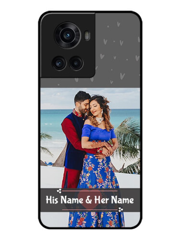Custom OnePlus 10R 5G Custom Glass Mobile Case - Buy Love Design with Photo Online