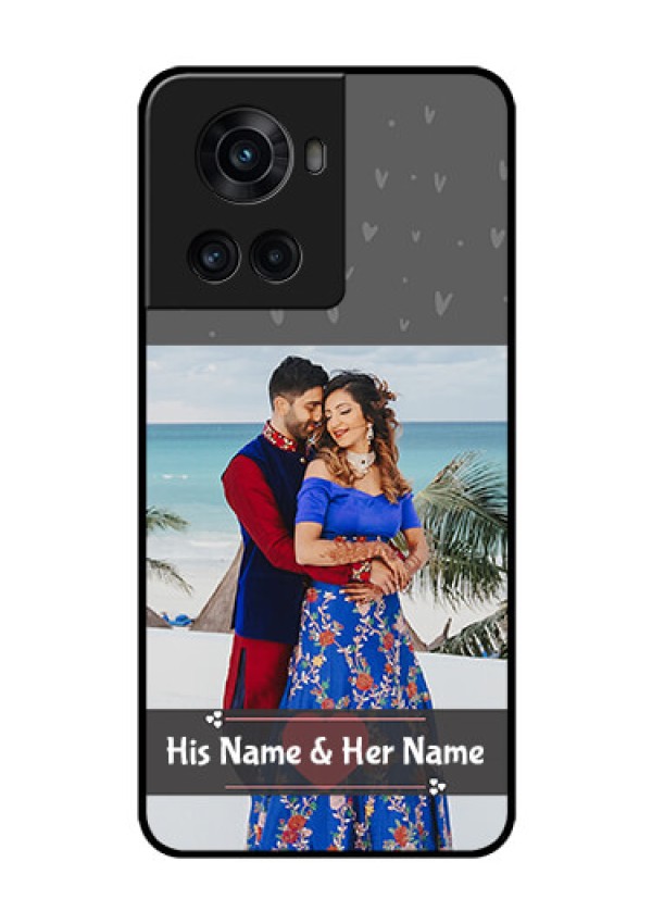 OnePlus 10R 5G Custom Glass Mobile Case - Buy Love Design with Photo Online