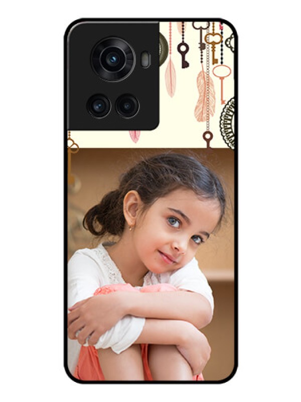 Custom OnePlus 10R 5G Custom Glass Mobile Case - Boho Style Design