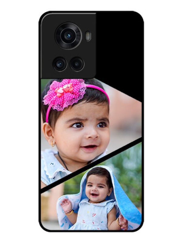 Custom OnePlus 10R 5G Custom Glass Phone Case - Semi Cut Design