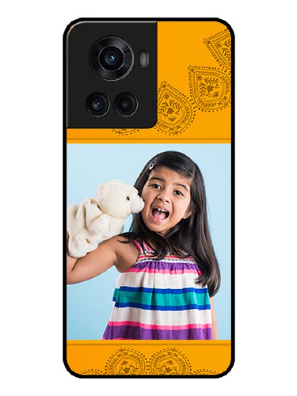 Custom OnePlus 10R 5G Personalized Glass Phone Case - Photo Wedding Design