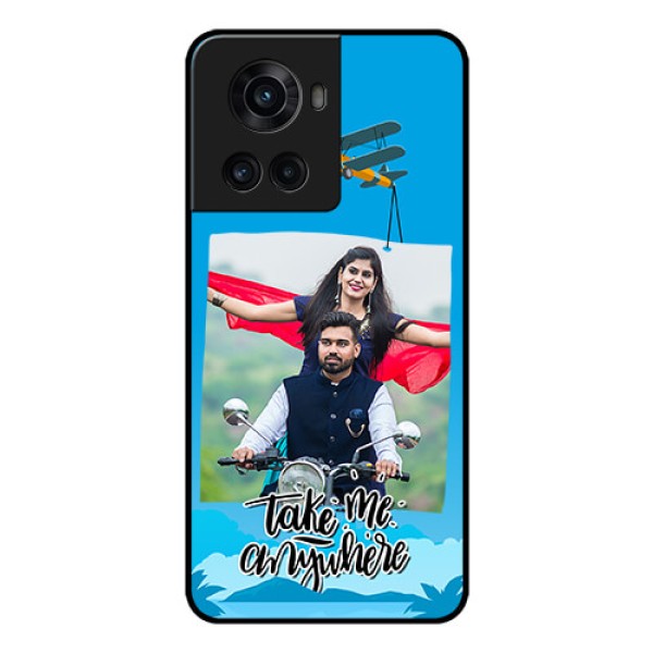 OnePlus 10R 5G Custom Glass Mobile Case - Traveller Design