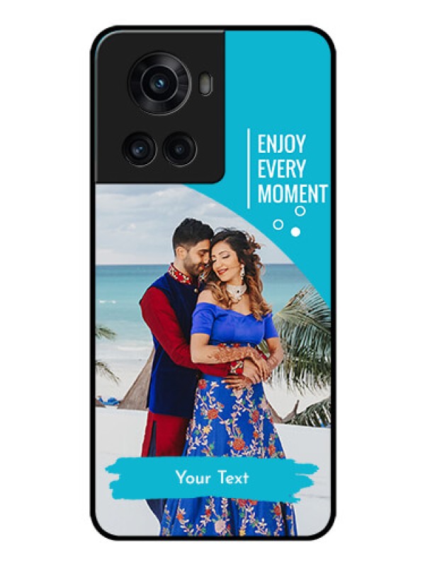 Custom OnePlus 10R 5G Custom Glass Mobile Case - Happy Moment Design