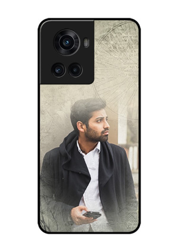 OnePlus 10R 5G Custom Glass Phone Case - with vintage design