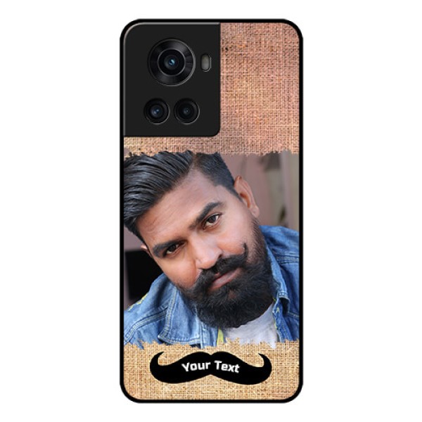 OnePlus 10R 5G Personalized Glass Phone Case - with Texture Design