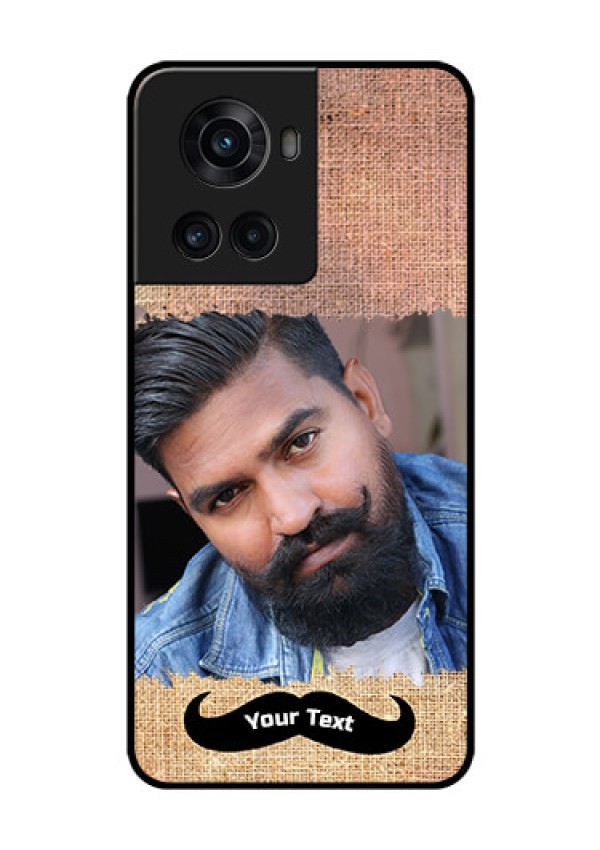 OnePlus 10R 5G Personalized Glass Phone Case - with Texture Design
