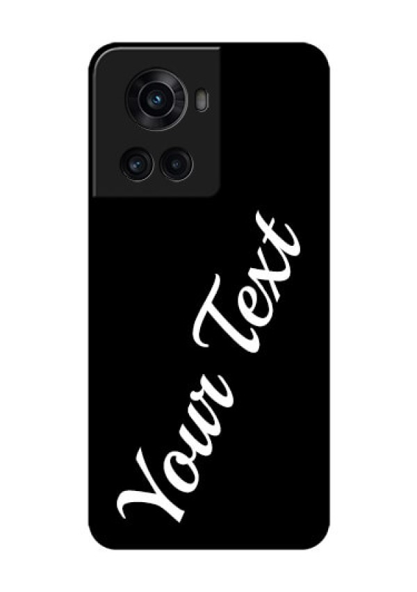 OnePlus 10R 5G Custom Glass Mobile Cover with Your Name