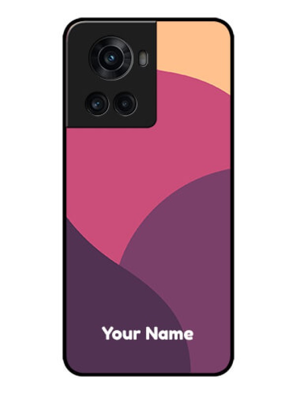 Custom OnePlus 10R 5G Custom Glass Phone Case - Mixed Multi-colour abstract art Design