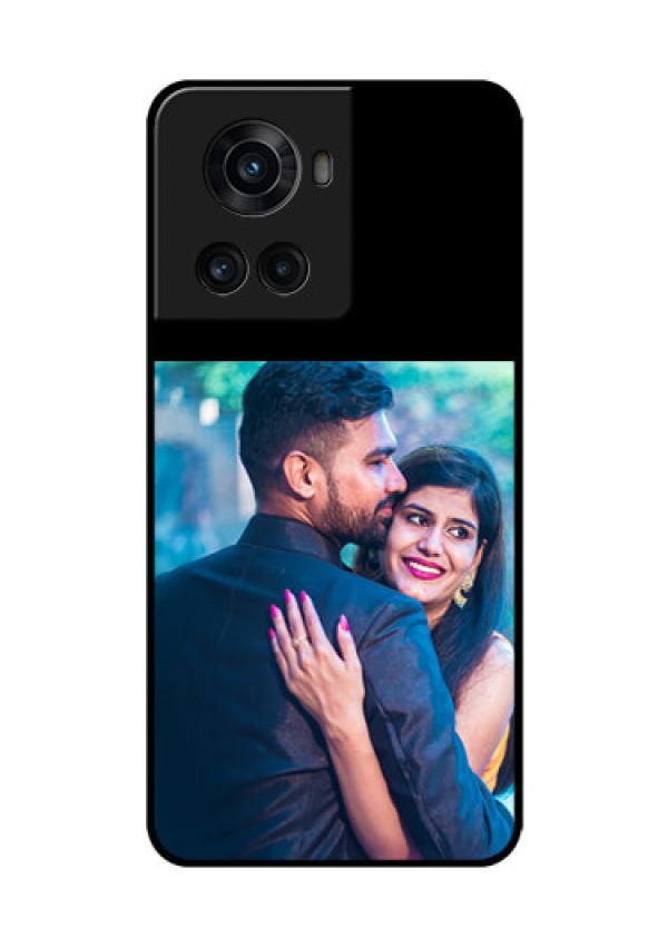 OnePlus 10R 5G Custom Glass Phone Case - Upload Full Picture With Custom Color Design