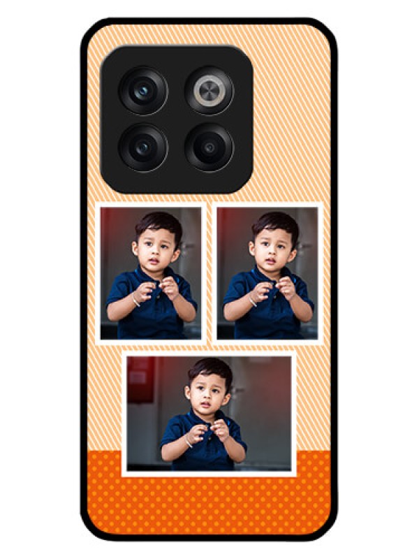 Custom OnePlus 10T 5G Photo Printing on Glass Case - Bulk Photos Upload Design