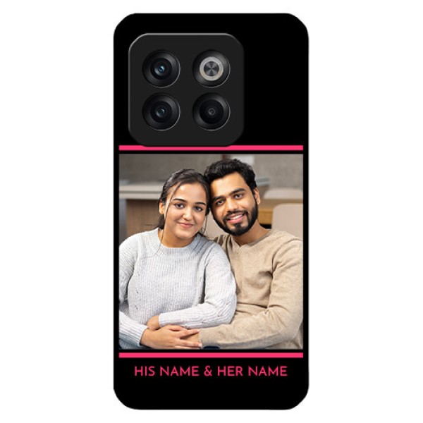 OnePlus 10T 5G Custom Glass Mobile Case - with Add Text Design