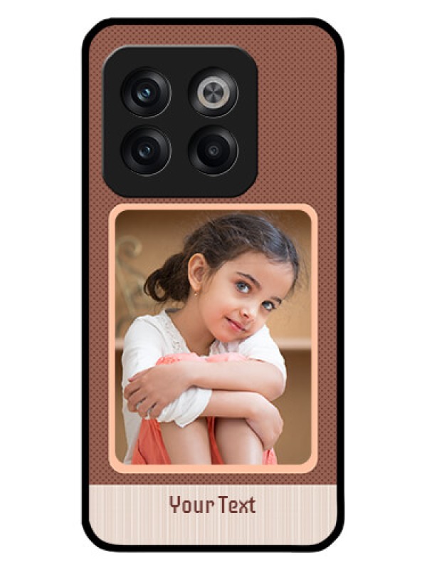 Custom OnePlus 10T 5G Custom Glass Phone Case - Simple Pic Upload Design