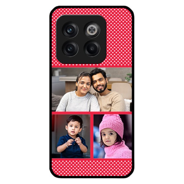 OnePlus 10T 5G Personalized Glass Phone Case - Bulk Pic Upload Design