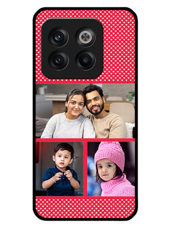 Custom OnePlus 10T 5G Personalized Glass Phone Case - Bulk Pic Upload Design