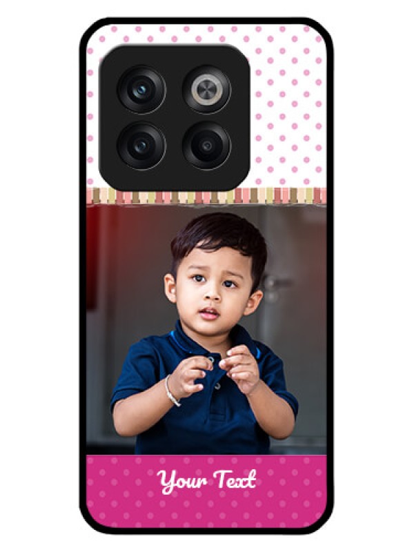 Custom OnePlus 10T 5G Photo Printing on Glass Case - Cute Girls Cover Design