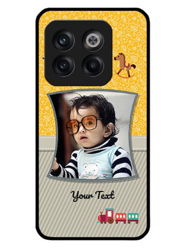 Custom OnePlus 10T 5G Personalized Glass Phone Case - Baby Picture Upload Design