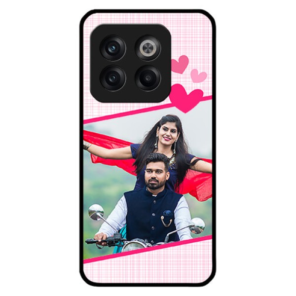 OnePlus 10T 5G Custom Glass Phone Case - Love Shape Heart Design OnePlus 10T 5G Custom Glass Phone Case - Love Shape Heart Design