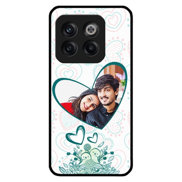 OnePlus 10T 5G Photo Printing on Glass Case - Premium Couple Design