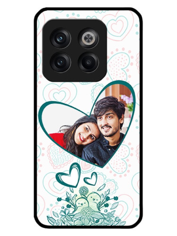 Custom OnePlus 10T 5G Photo Printing on Glass Case - Premium Couple Design