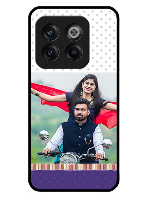 Custom OnePlus 10T 5G Photo Printing on Glass Case - Cute Family Design