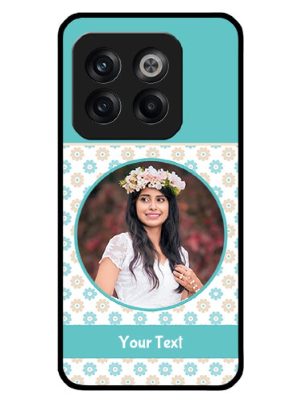 Custom OnePlus 10T 5G Custom Glass Mobile Case - Beautiful Flowers Design