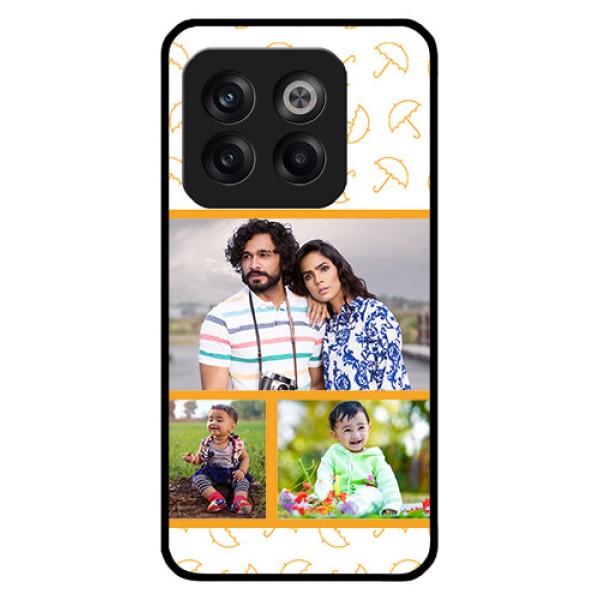 OnePlus 10T 5G Custom Glass Mobile Case - Yellow Pattern Design OnePlus 10T 5G Custom Glass Mobile Case - Yellow Pattern Design
