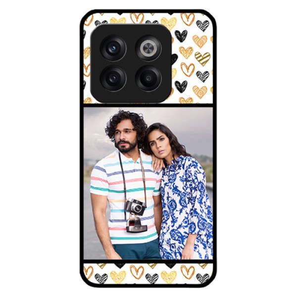 OnePlus 10T 5G Photo Printing on Glass Case - Love Symbol Design