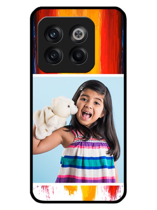 Custom OnePlus 10T 5G Personalized Glass Phone Case - Multi Color Design