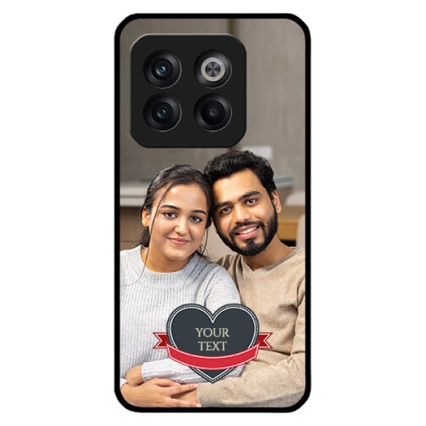 OnePlus 10T 5G Custom Glass Phone Case - Just Married Couple Design