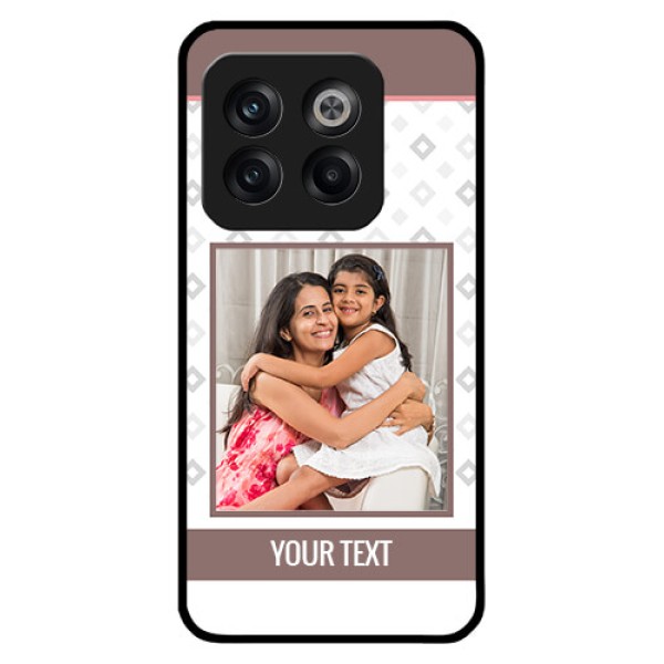 OnePlus 10T 5G Photo Printing on Glass Case - Simple Diamond Design OnePlus 10T 5G Photo Printing on Glass Case - Simple Diamond Design