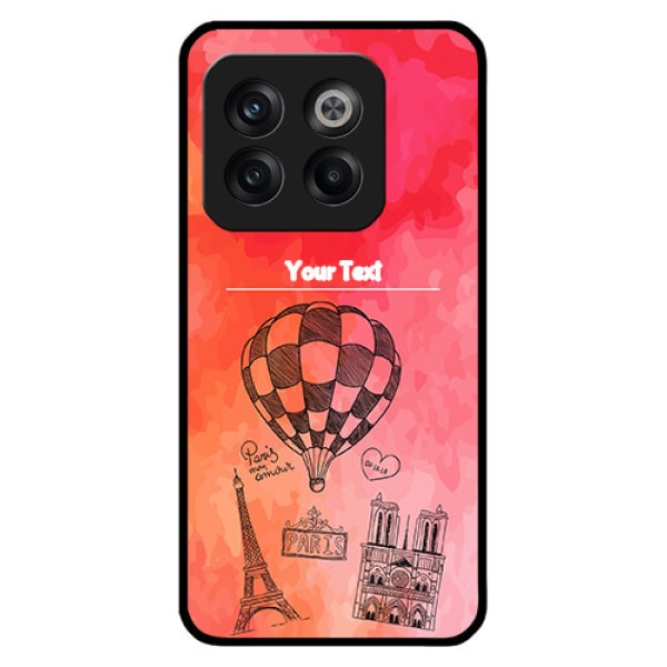 OnePlus 10T 5G Custom Glass Phone Case - Paris Theme Design