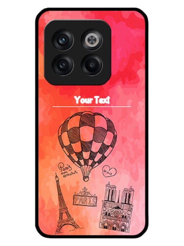 Custom OnePlus 10T 5G Custom Glass Phone Case - Paris Theme Design