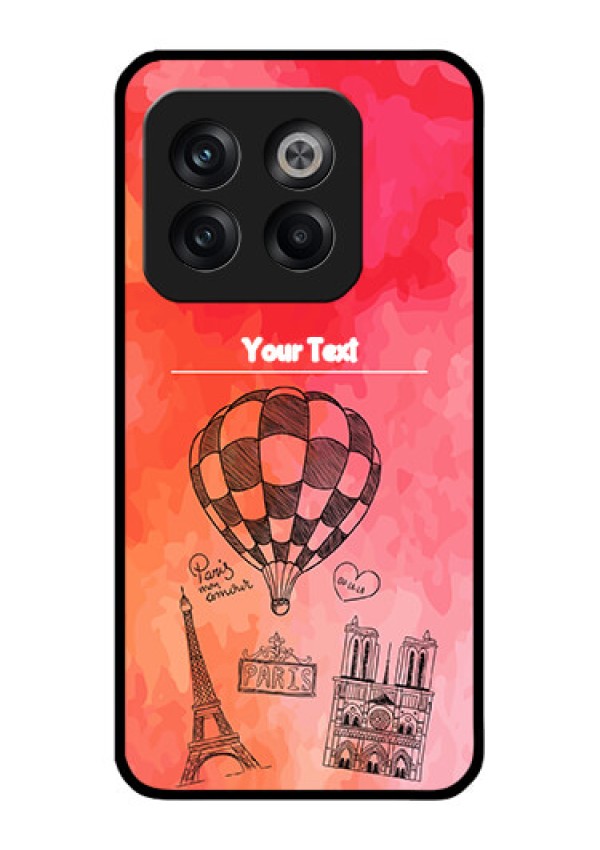 OnePlus 10T 5G Custom Glass Phone Case - Paris Theme Design