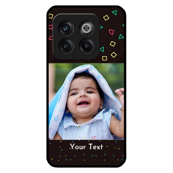 OnePlus 10T 5G Custom Glass Phone Case - with confetti birthday design OnePlus 10T 5G Custom Glass Phone Case - with confetti birthday design