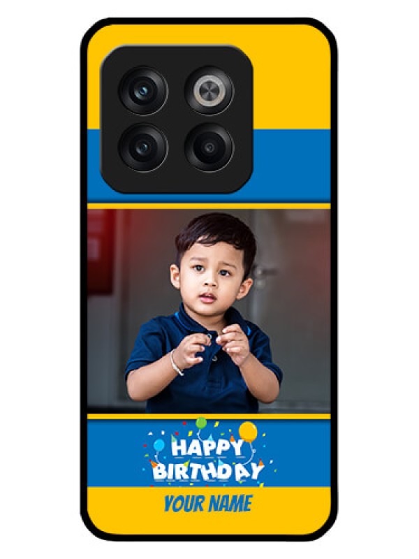 Custom OnePlus 10T 5G Custom Glass Mobile Case - Birthday Wishes Design