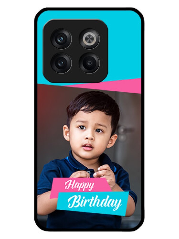 Custom OnePlus 10T 5G Personalized Glass Phone Case - Image Holder with 2 Color Design