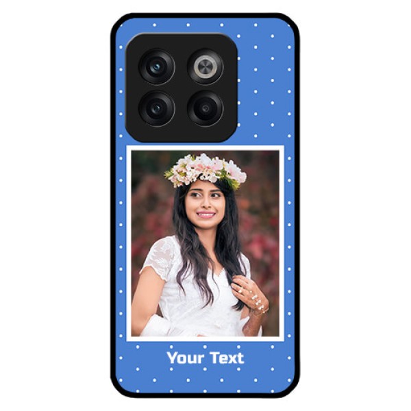 OnePlus 10T 5G Photo Printing on Glass Case - Polka dots design