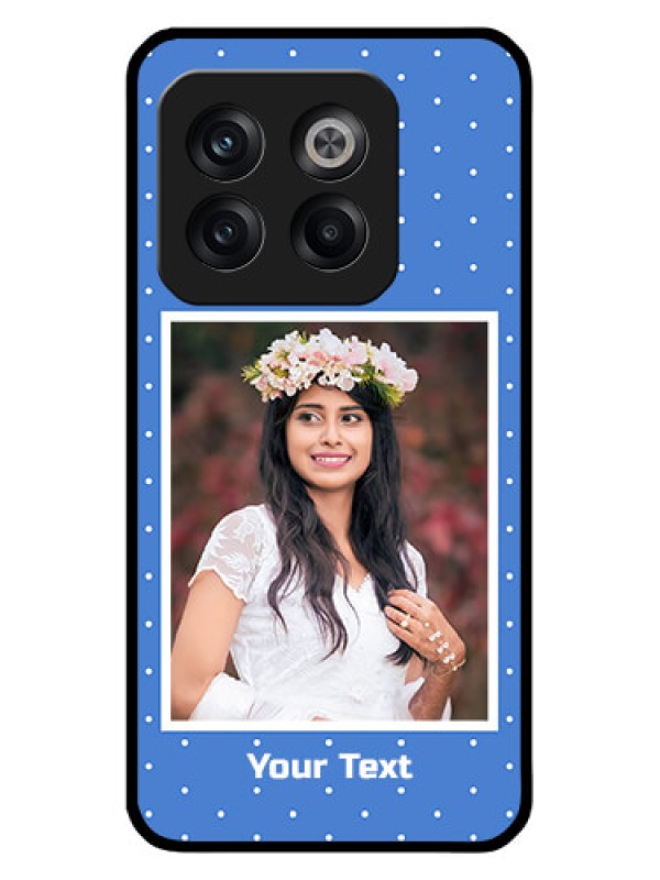 Custom OnePlus 10T 5G Photo Printing on Glass Case - Polka dots design
