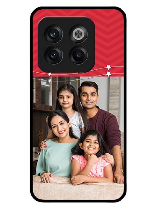 Custom OnePlus 10T 5G Personalized Glass Phone Case - Happy Family Design