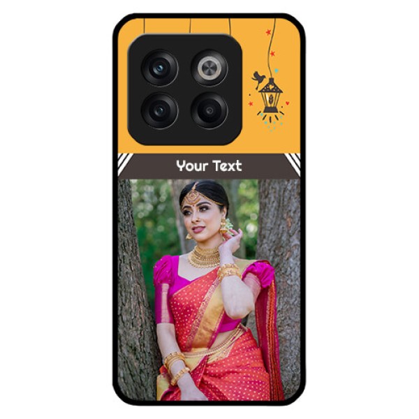 OnePlus 10T 5G Custom Glass Mobile Case - with Family Picture and Icons OnePlus 10T 5G Custom Glass Mobile Case - with Family Picture and Icons